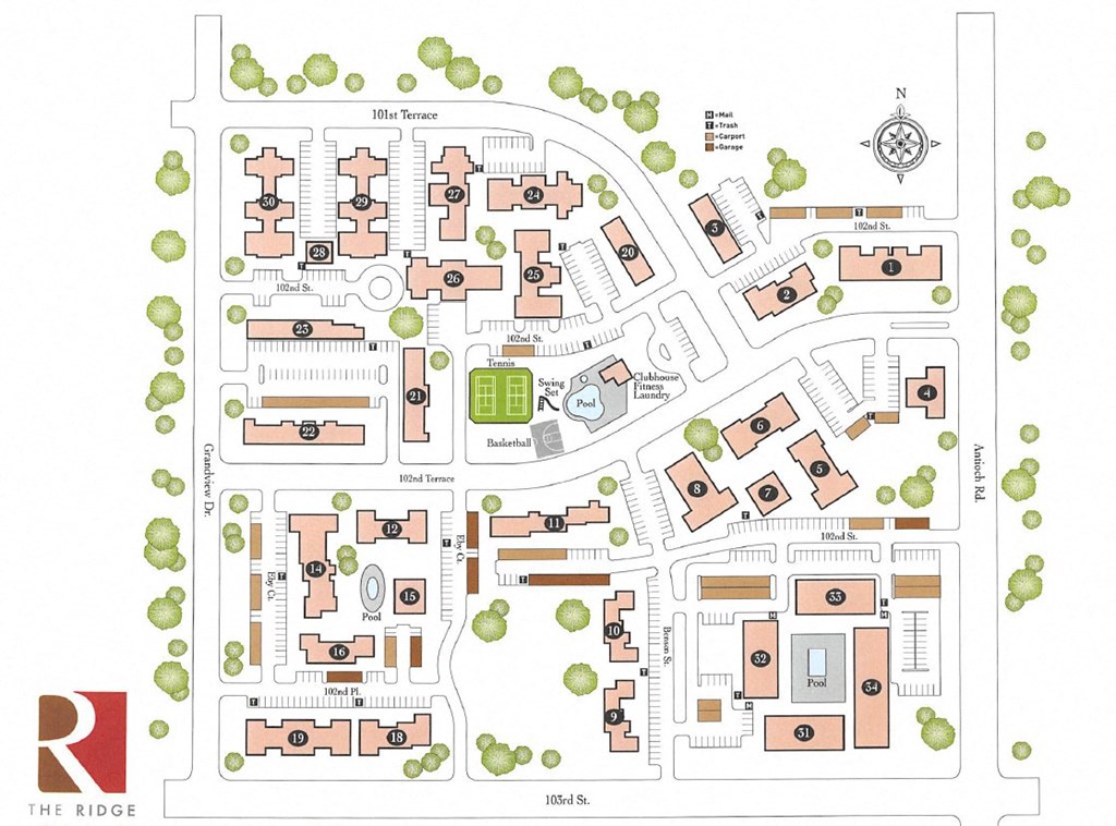 Ridge Overland Park Map  at The Ridge Overland Park, Overland Park, 66212