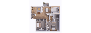 Rockhurst Floor Plan at The Township, Kansas City, MO, 64155