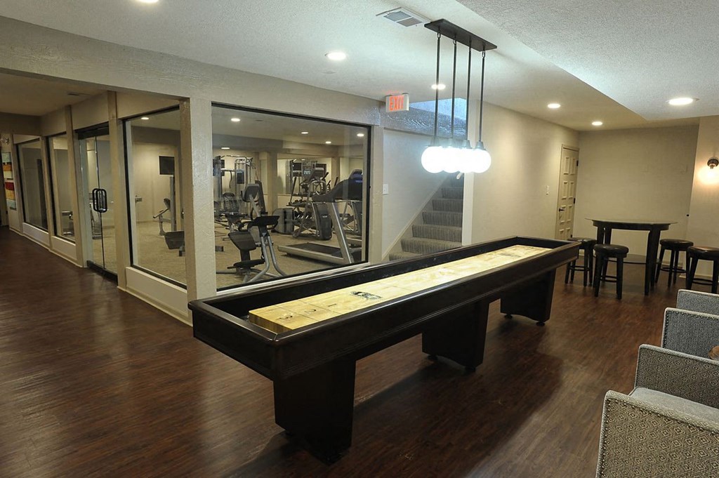 Shuffleboard and Gym  at The Ridge Overland Park, Overland Park, Kansas