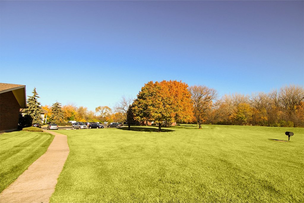Field and Sidewalk at property land at Lansing Riverwood, LLC, Illinois