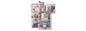 Den Sterling Floor Plan at The Township, Missouri, 64155