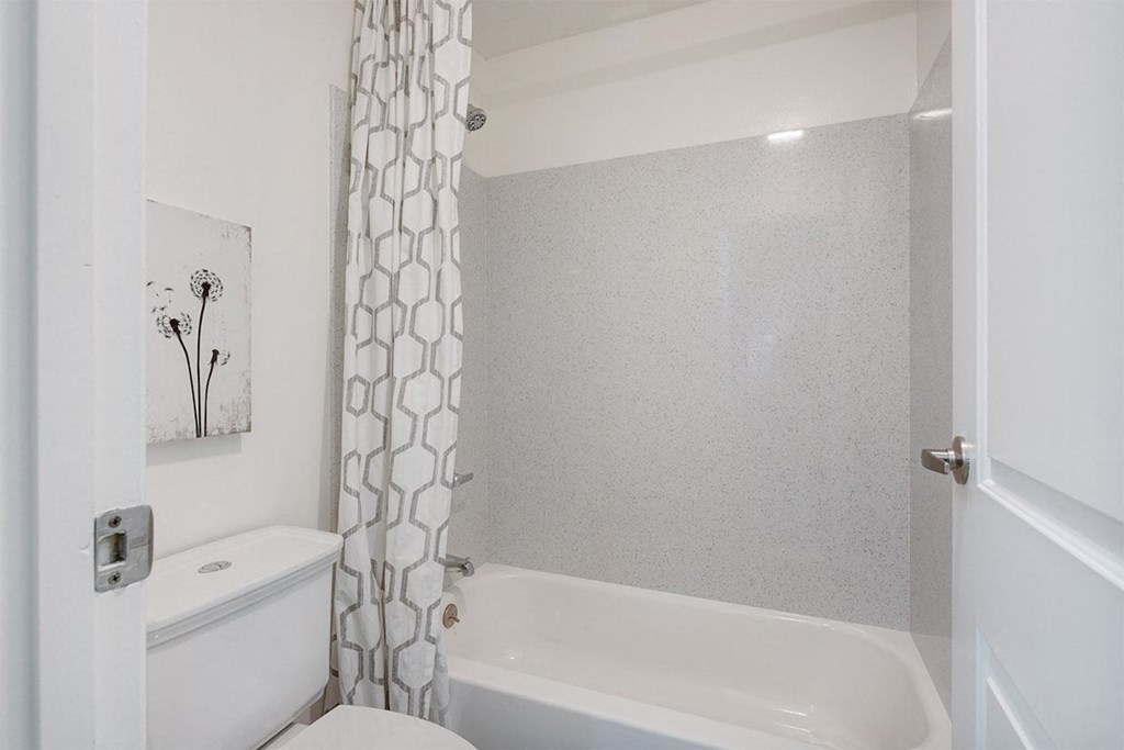 Bathroom With Bathtub at Marine View Apartments, Alameda, 94501