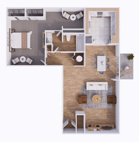 Washburn Floor Plan at The Township, Kansas City, 64155
