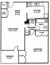 1 bed 1 bath 710 square feet 1 bed 1 bath 710 square feet