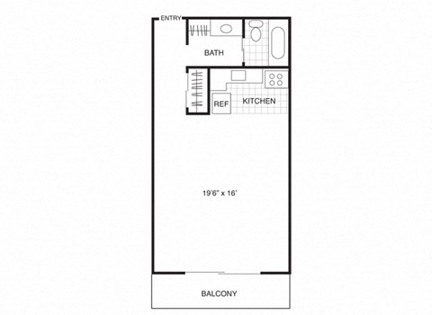  Residence 1  Studio at Marine View Apartments, Alameda, CA