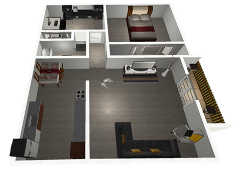 at Raintree Apartments, Kansas