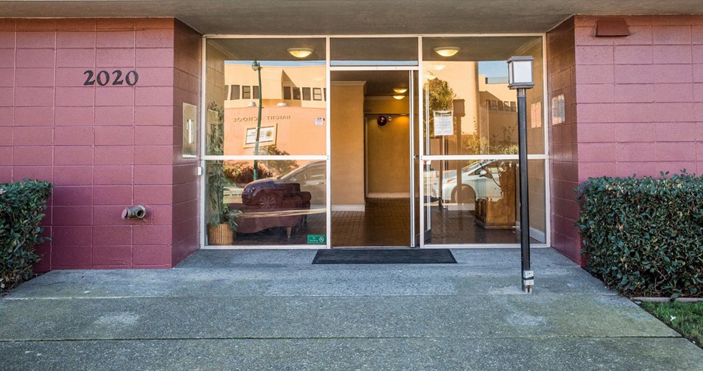 Front Entrance To Property at Three Crown Apartments, California