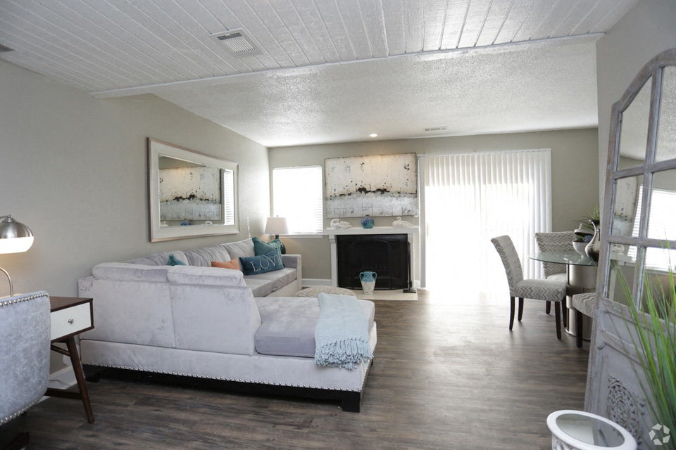 Furnished Living Room  at The Township, Kansas City, 64155