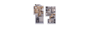 3 bed 2.5 bath townhouse 1804 square feet at Willow Creek, Kansas City, Missouri