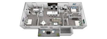 our apartments have a spacious floor plan with plenty of room to move around
