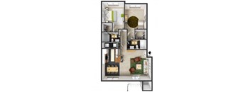 at Commons at Hawthorn Village Apartments, Hillsboro, OR