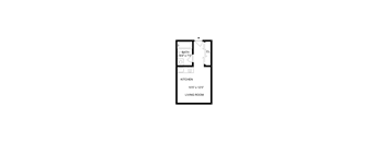 SH-Cambria Floor Plan at Commons at Sylvan Highlands Apartments, Oregon
