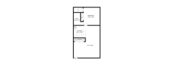 SH-Geneva Floorplan at Commons at Sylvan Highlands Apartments, Portland, Oregon