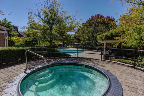 Hot Tub And Pool at Commons at Verandas in Tanasbourne Apartments, Hillsboro, 97124
