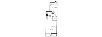 Verona Floor Plan at Commons at Sylvan Highlands Apartments, Portland