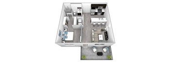 Zig Zag Floor Plan at Commons on the Tualatin River, Tualatin, 97062