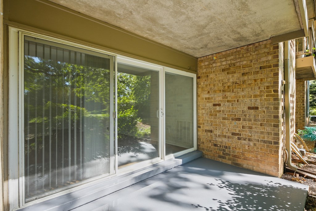 walk out private patio