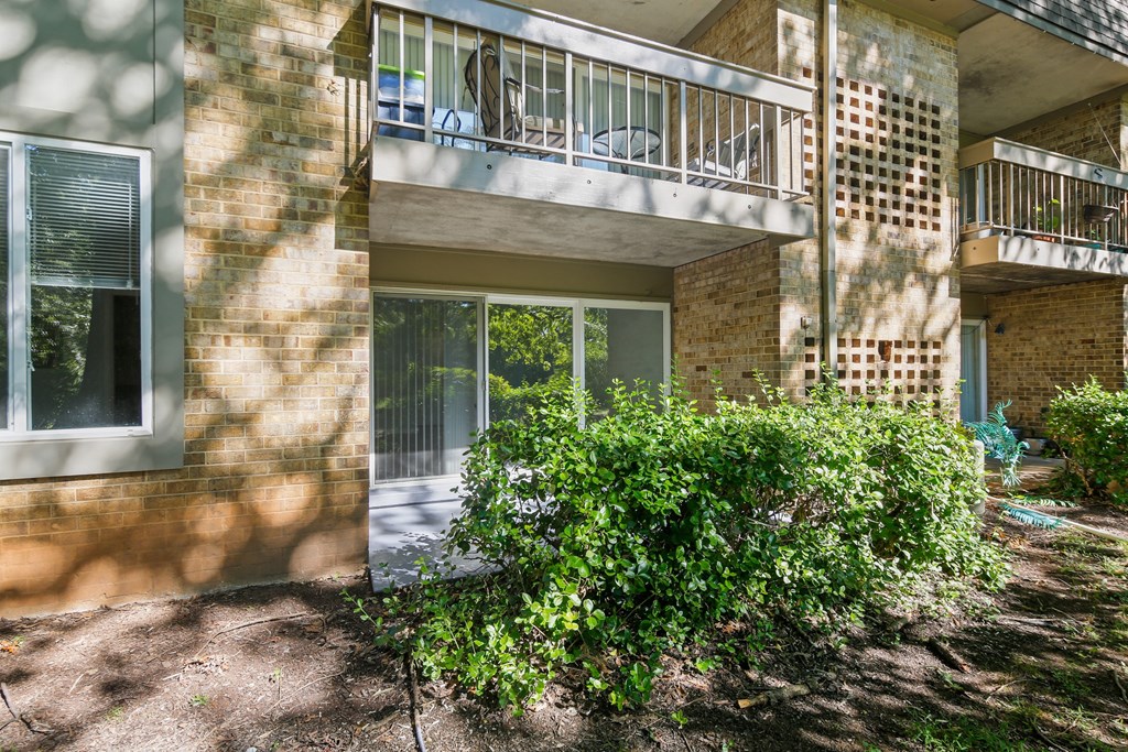 private first floor patio