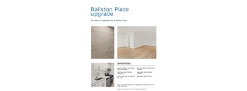 Semi-upgraded unit at Ballston Place