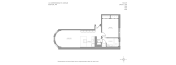 One Bedroom Floorplan