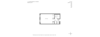 Studio Floorplan