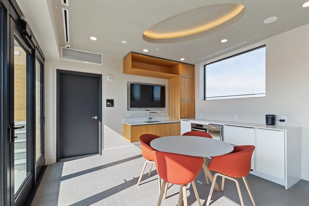 The Stanton rooftop clubroom and entertainment center