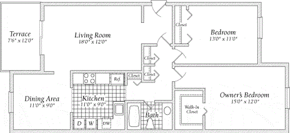 The Fairway 2 Bed - 1 Bath apartment The Fairway 2 Bed - 1 Bath apartment