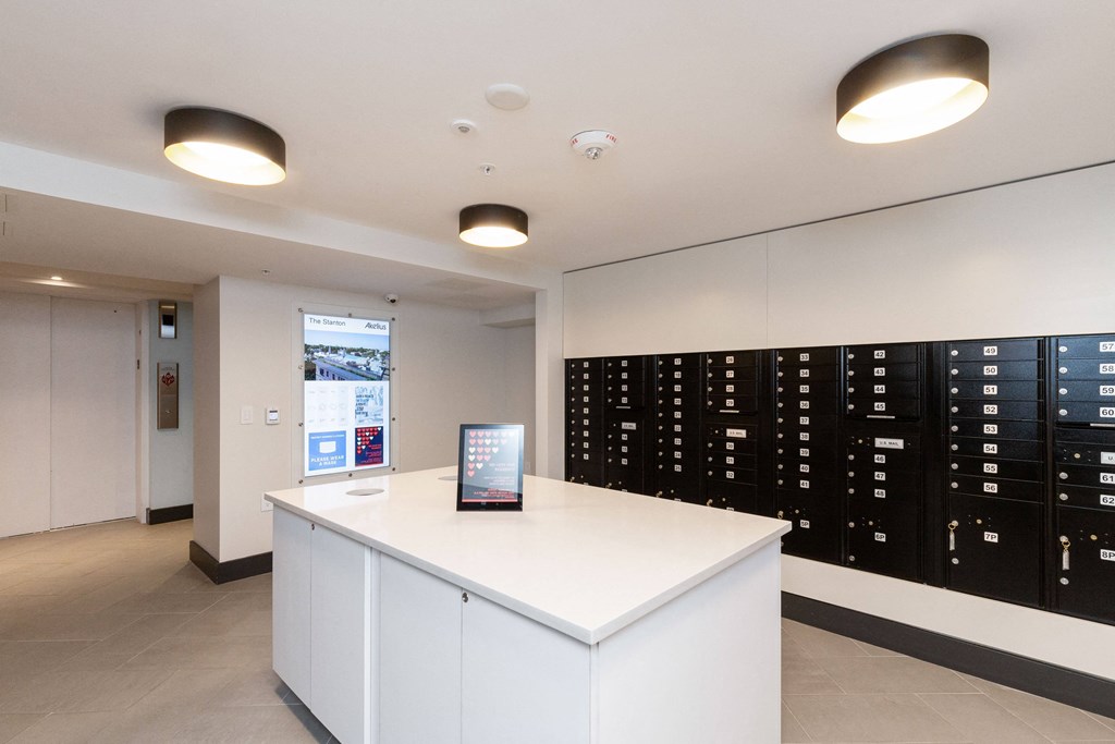 The Stanton mailroom