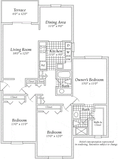 The Fairway 3 Bed - 2 Bath apartment The Fairway 3 Bed - 2 Bath apartment