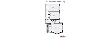 2 bedroom floorplan unit 42