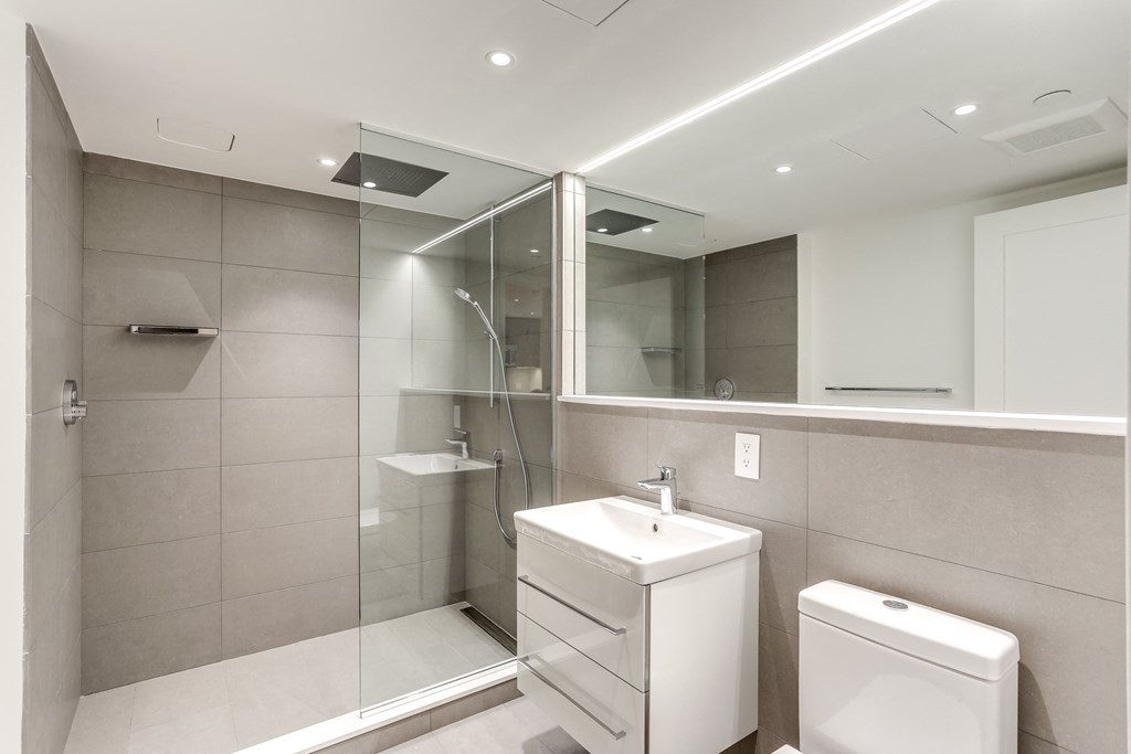 The Stanton luxury bathroom with spa inspired shower features