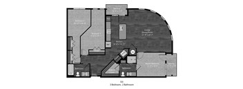 Bell 3 Bedroom with dimensions