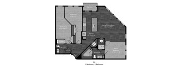 Melville 3 Bedroom with dimensions