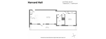 a floor plan of a house with a bedroom and a bathroom