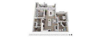 Two Bedroom Floorplan