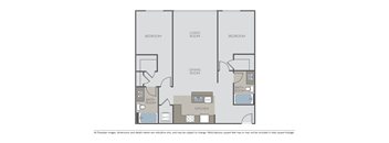 Canvas Apartments 2 Bedroom 2 Bath
