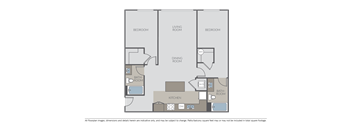 Canvas Apartments 2 Bedroom 2 Bath