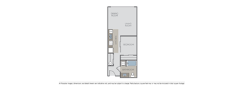Canvas Apartments 1 Bedroom 1 Bath