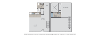 Canvas Apartments 1 Bedroom 1.5 Bath Den Live/Work