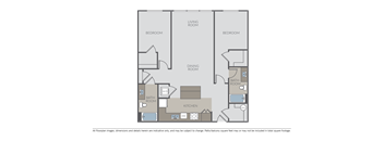 Canvas Apartments 2 Bedroom 2 Bath