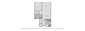 Canvas Apartments 1 Bedroom 1 Bath
