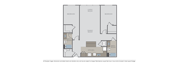Canvas Apartments 2 Bedroom 2 Bath