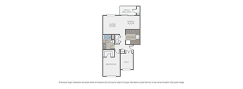 Monterra in Mill Creek 1 Bedroom 1 Bath Den A