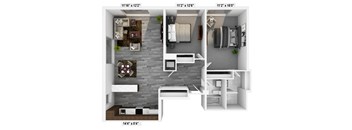 the outlook floor plan  studio