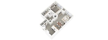 One Bedroom one bathroom
