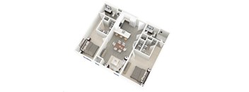 Two Bedroom One Bathroom