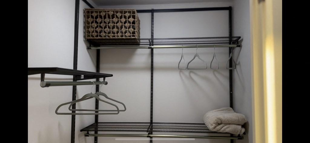 Large custom closet space