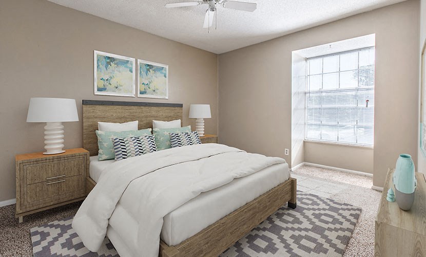 bedroom with furniture