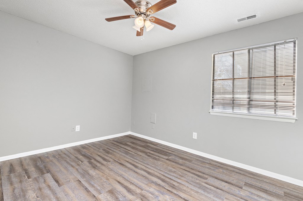 Bedroom with window at Eddingham in Lawrence, KS