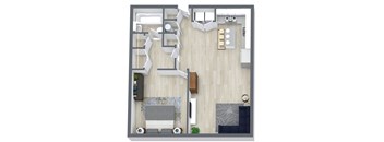 One Bedroom One Bathroom